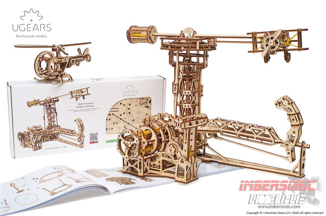 UGEARS MECHANICAL MODELS CONSTRUCCION EN MADERA AVIADOR 70053