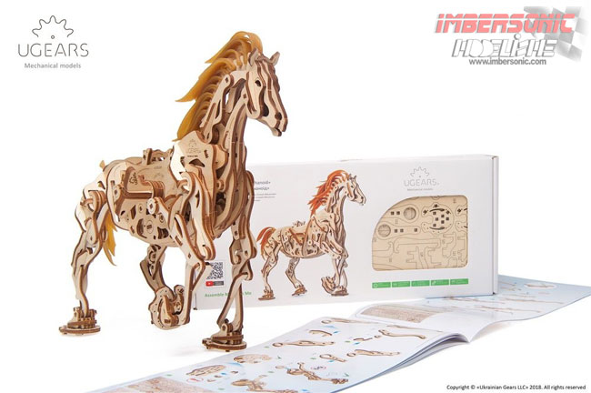 UGEARS MECHANICAL MODELS CONSTRUCCION EN MADERA CABALLO MECÁNICO 70054