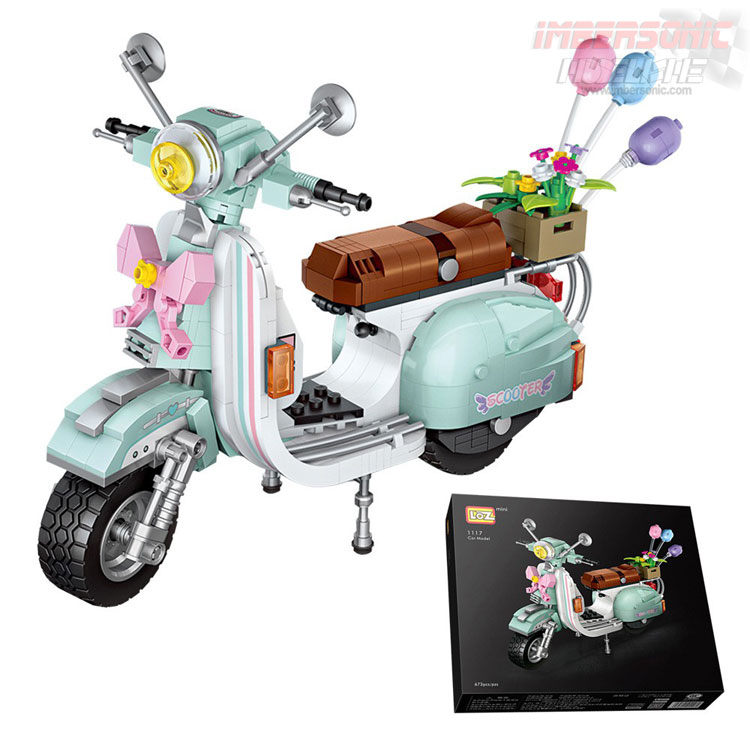 LOZ CAR MODEL SCOOTER COD.1117 673 PZAS.