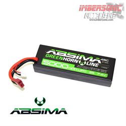 BATERIA LIPO 7.4  VOLT 45C 5000MAH. ABSIMA HARDCASE 4140009