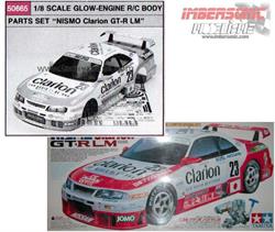 CARROCERIA 1.8 TAMIYA NISMO CLARION GT-R LE MANS No.50665