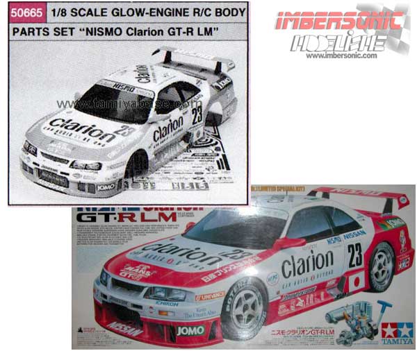 CARROCERIA 1.8 TAMIYA NISMO CLARION GT-R LE MANS No.50665