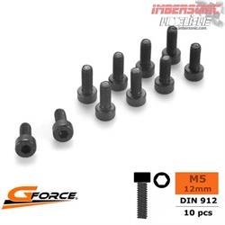 GFORCE GF-0100-036 TORNILLO ACERO M5X12MM.