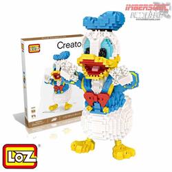LOZ CREATIVE PATO DONALD MICRO BLOCK 1670 PZA. REF.9038