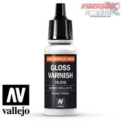 VALLEJO BARNIZ ACRILICO BRILLANTE 17ml. 70.510