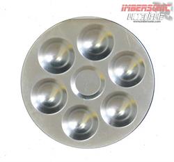 PALETA ALUMINIO CIRCULAR 6 RECIPIENTES